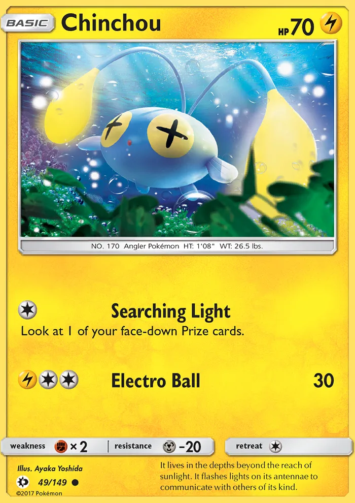 Chinchou · Sun & Moon 49/149