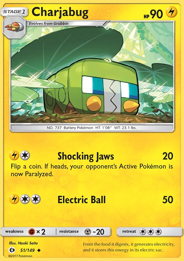 Charjabug · Sun & Moon 51/149