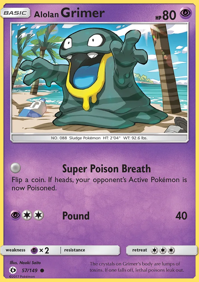 Alolan Grimer · Sun & Moon 57/149