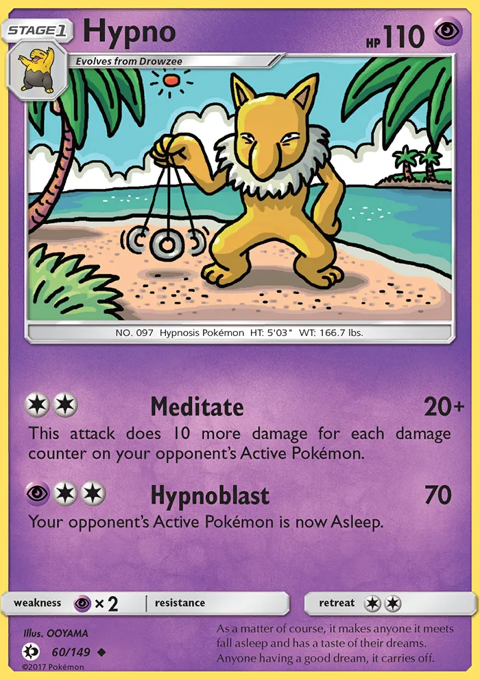 Hypno · Sun & Moon 60/149