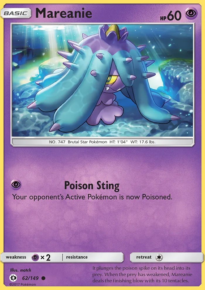 Mareanie · Sun & Moon 62/149