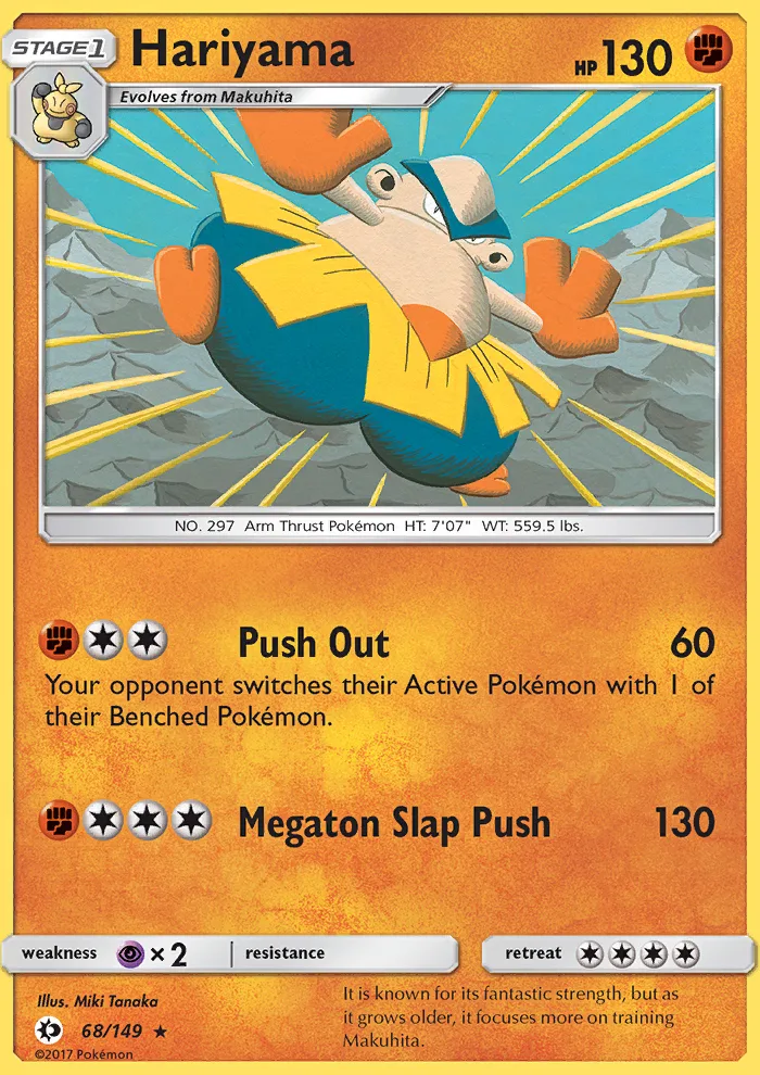Hariyama · Sun & Moon 68/149