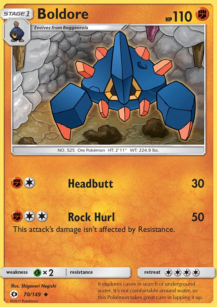 Boldore · Sun & Moon 70/149