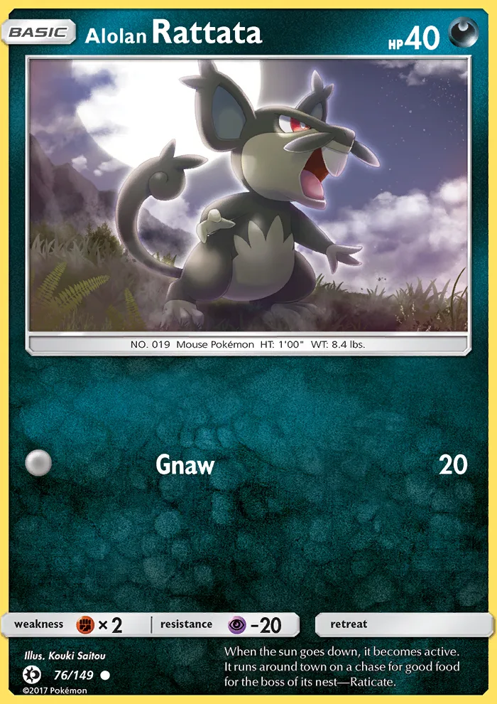 Alolan Rattata · Sun & Moon 76/149