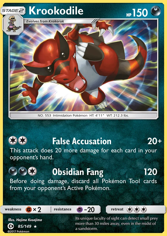 Krookodile · Sun & Moon 85/149