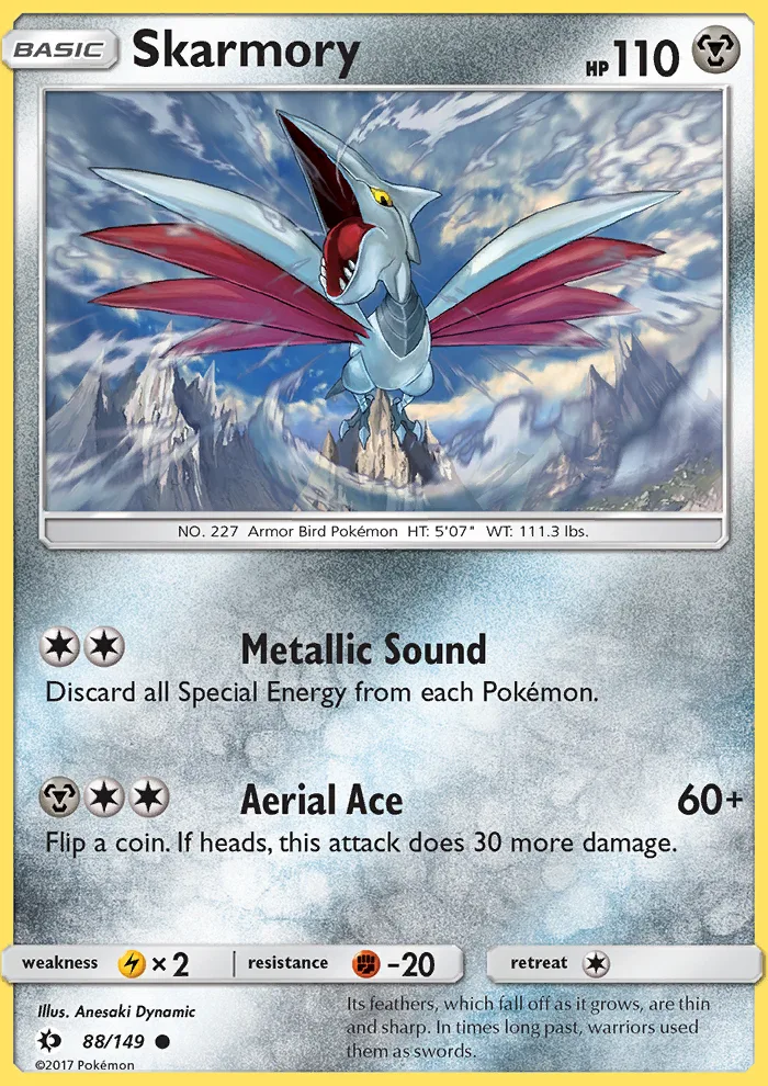 Skarmory · Sun & Moon 88/149