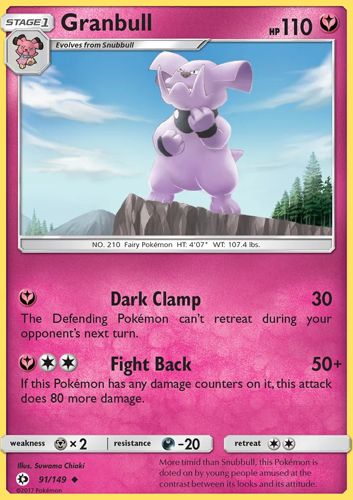 Granbull · Sun & Moon 91/149
