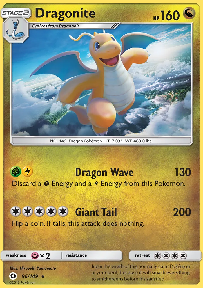 Dragonite · Sun & Moon 96/149