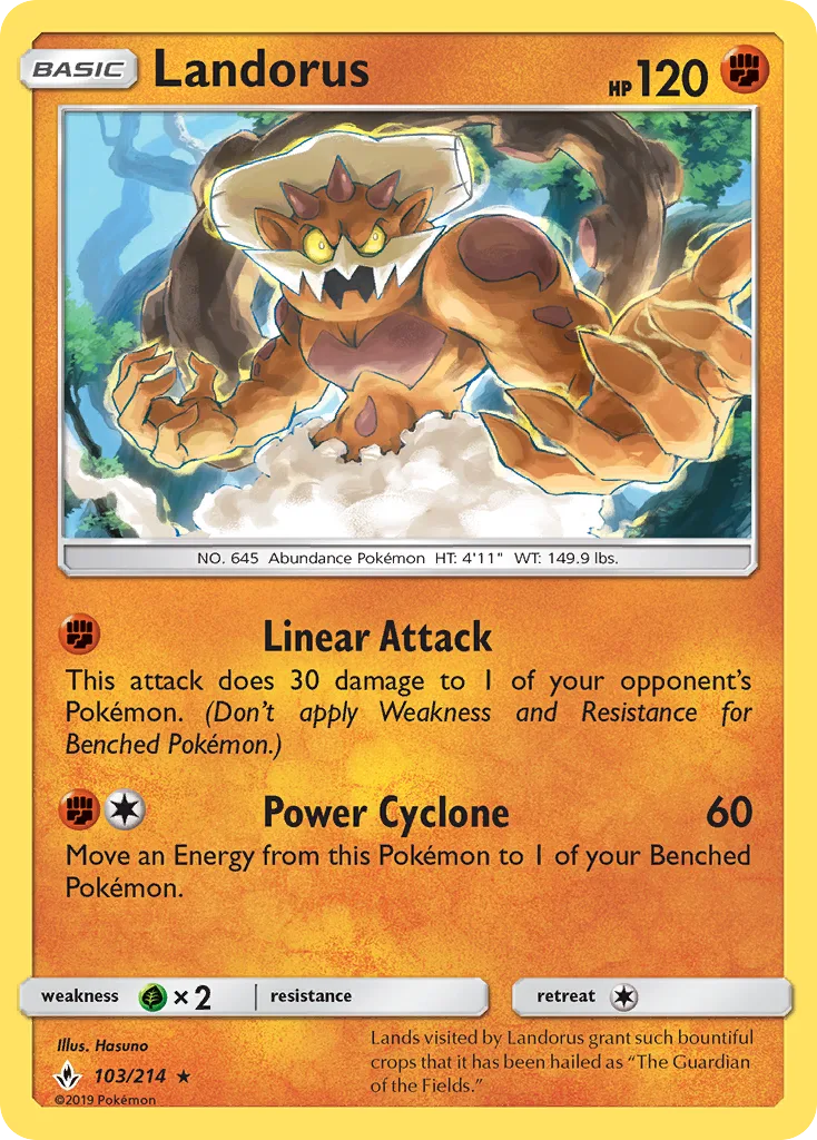 Landorus · Unbroken Bonds 103/214