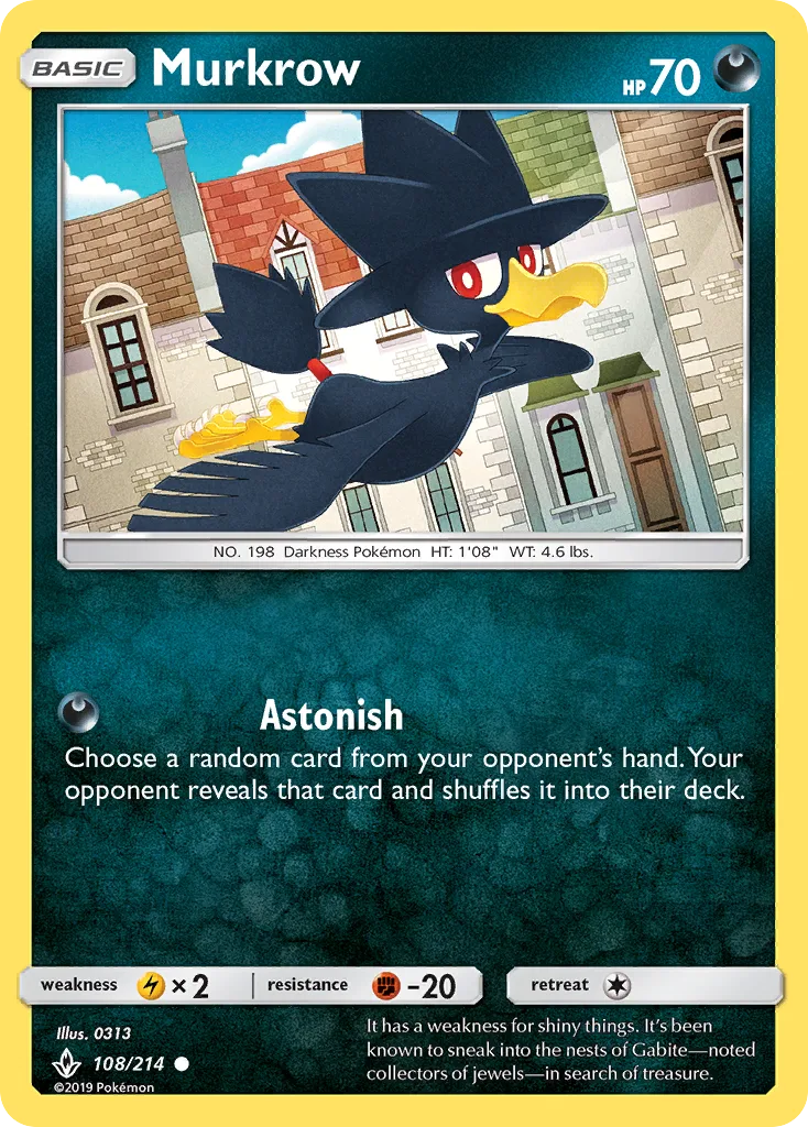 Murkrow · Unbroken Bonds 108/214