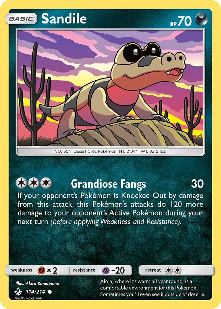 Sandile · Unbroken Bonds 114/214