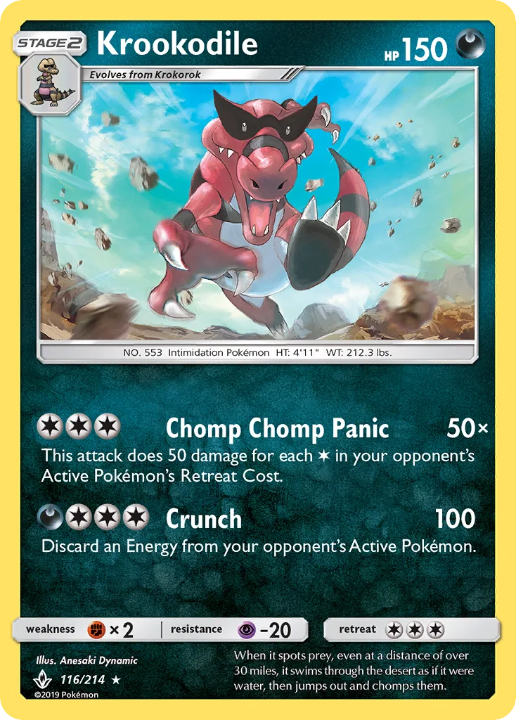 Krookodile · Unbroken Bonds 116/214