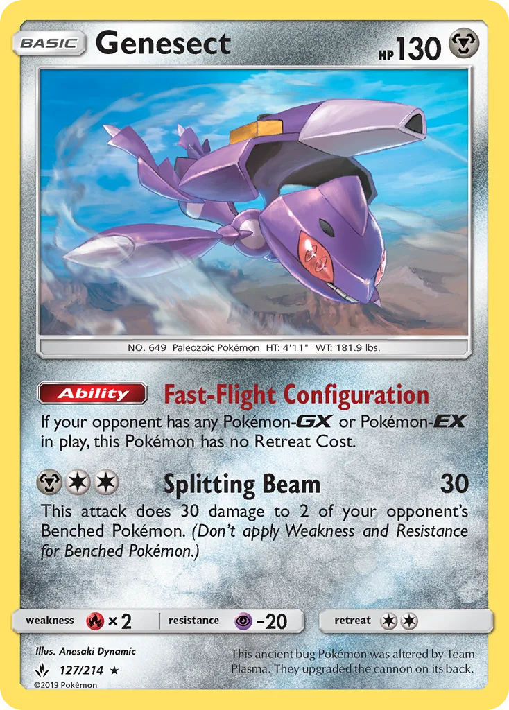 Genesect · Unbroken Bonds 127/214