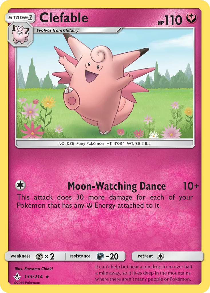 Clefable · Unbroken Bonds 133/214