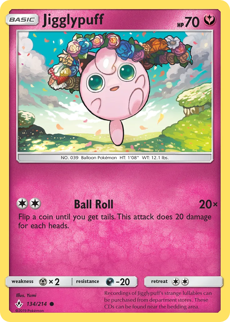 Jigglypuff · Unbroken Bonds 134/214