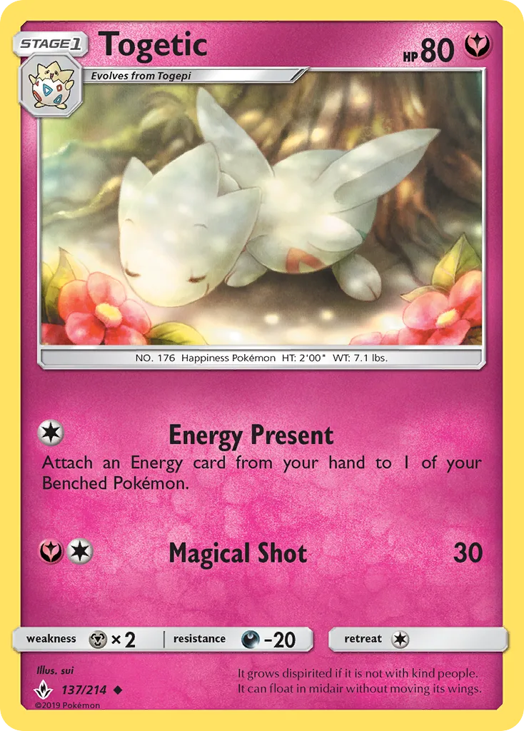 Togetic · Unbroken Bonds 137/214