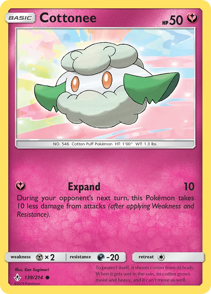 Cottonee · Unbroken Bonds 139/214