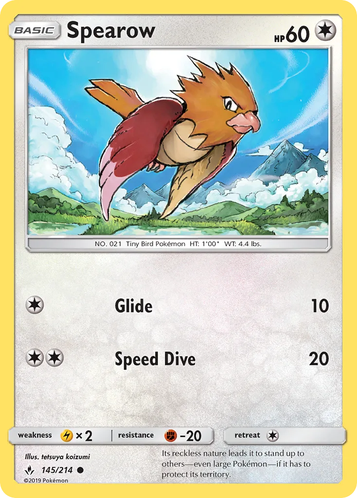 Spearow · Unbroken Bonds 145/214
