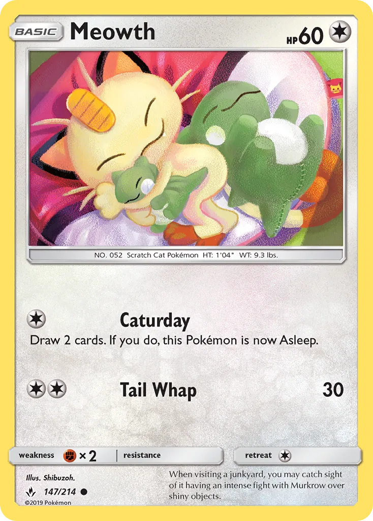 Meowth · Unbroken Bonds 147/214