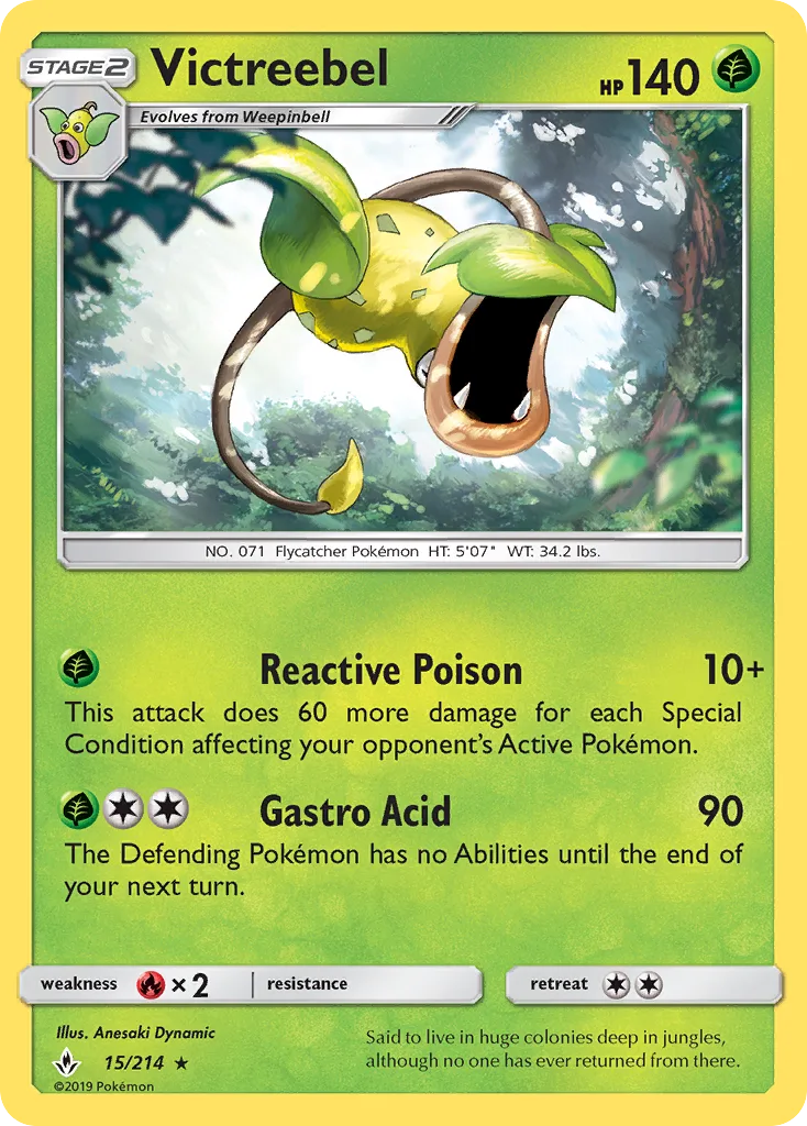 Victreebel · Unbroken Bonds 15/214