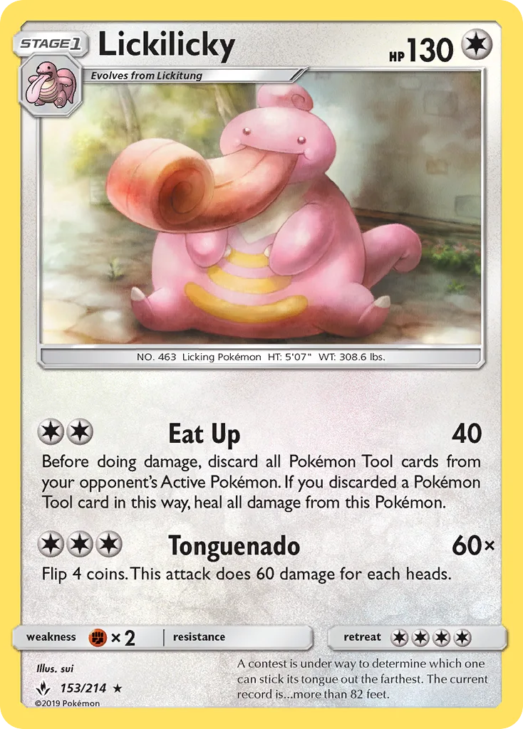 Lickilicky · Unbroken Bonds 153/214