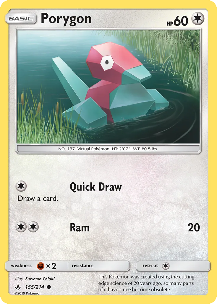 Porygon · Unbroken Bonds 155/214