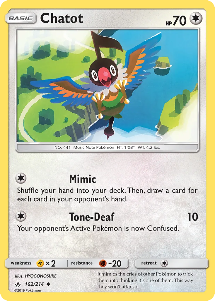 Chatot · Unbroken Bonds 162/214