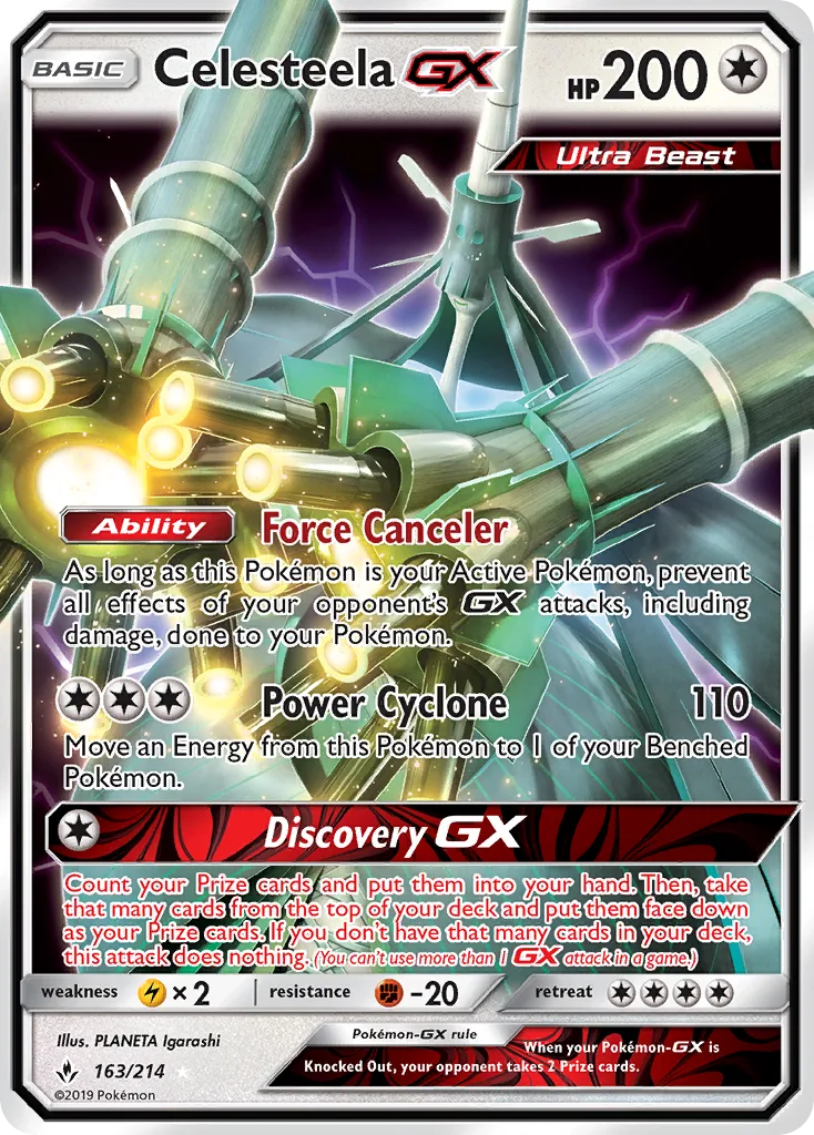 Celesteela GX · Unbroken Bonds 163/214