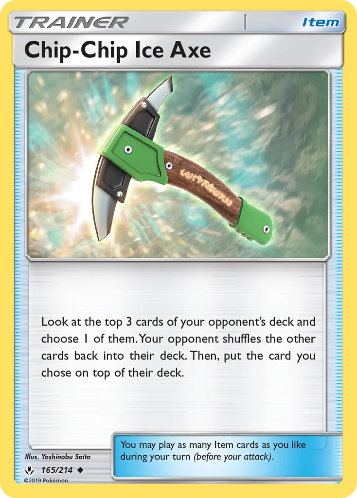 Chip-Chip Ice Axe · Unbroken Bonds 165/214