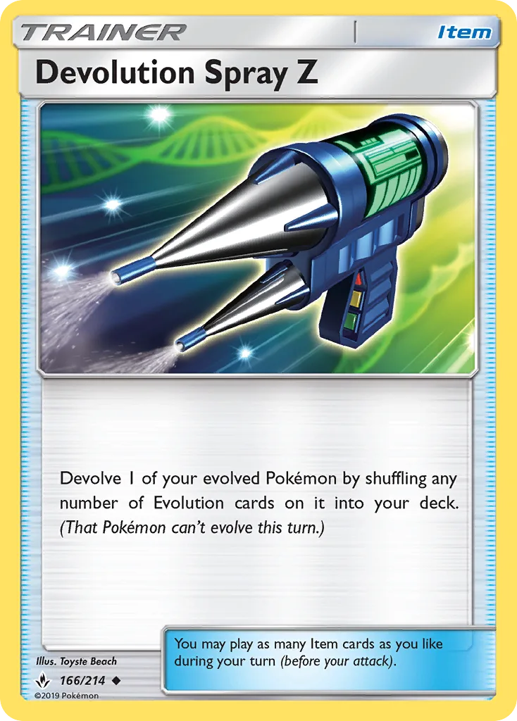 Devolution Spray Z · Unbroken Bonds 166/214