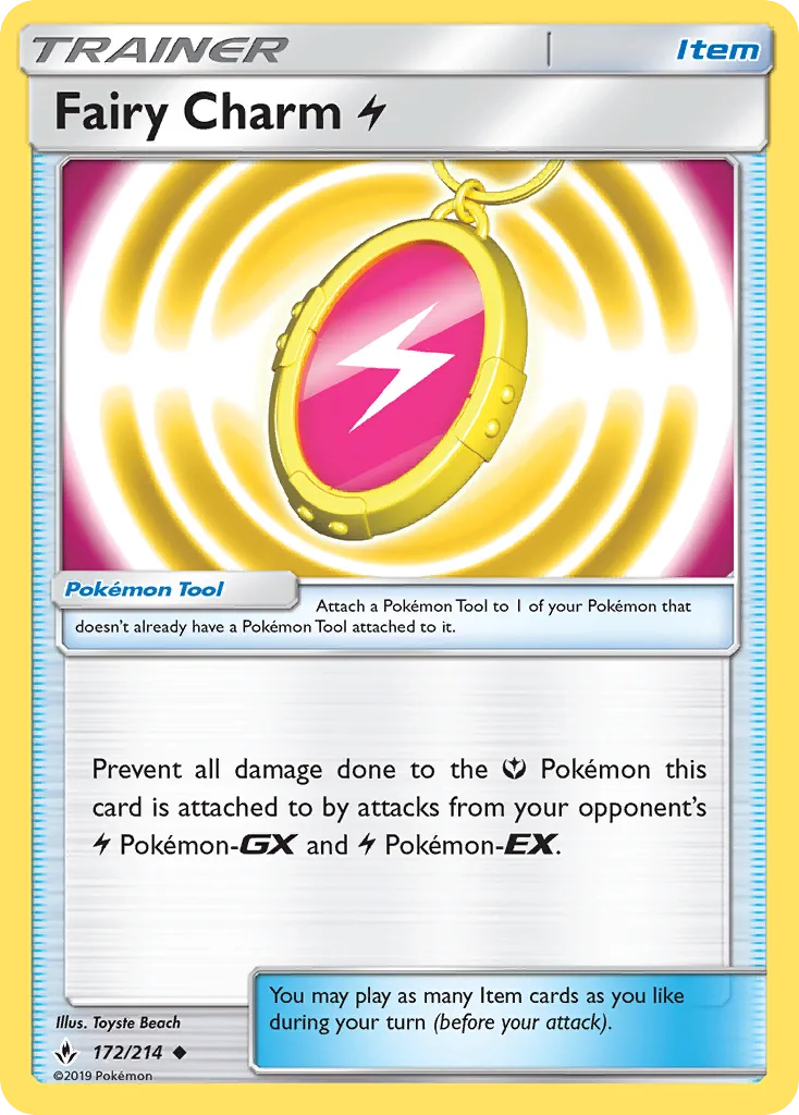 Fairy Charm Lightning · Unbroken Bonds 172/214