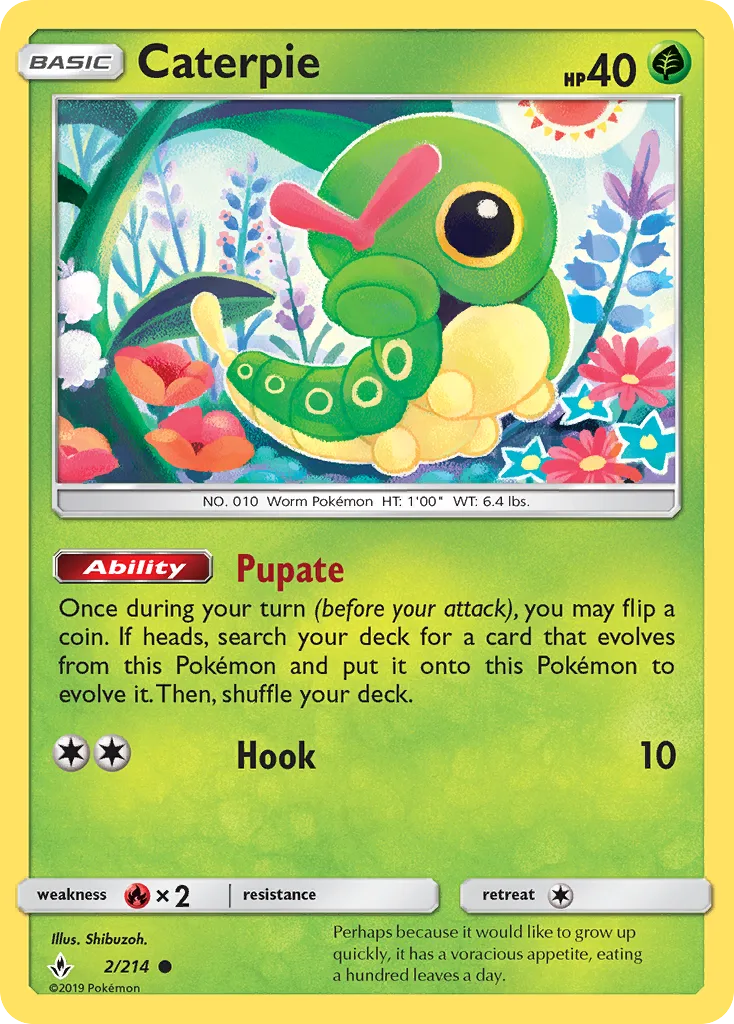 Caterpie · Unbroken Bonds 2/214