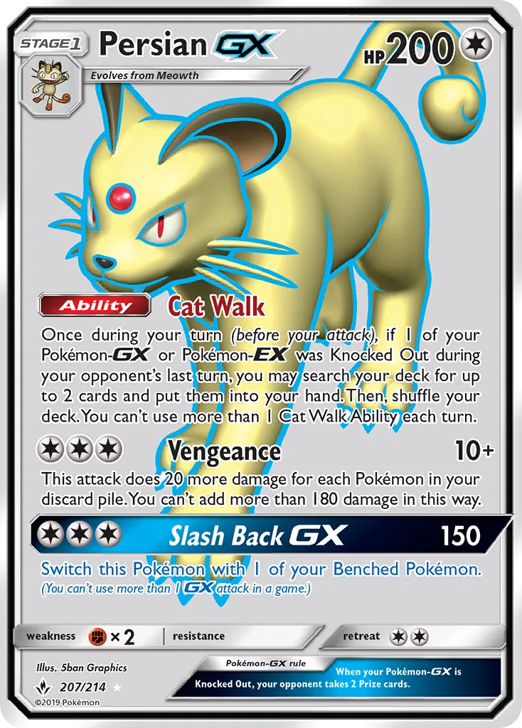 Persian GX · Unbroken Bonds 207/214