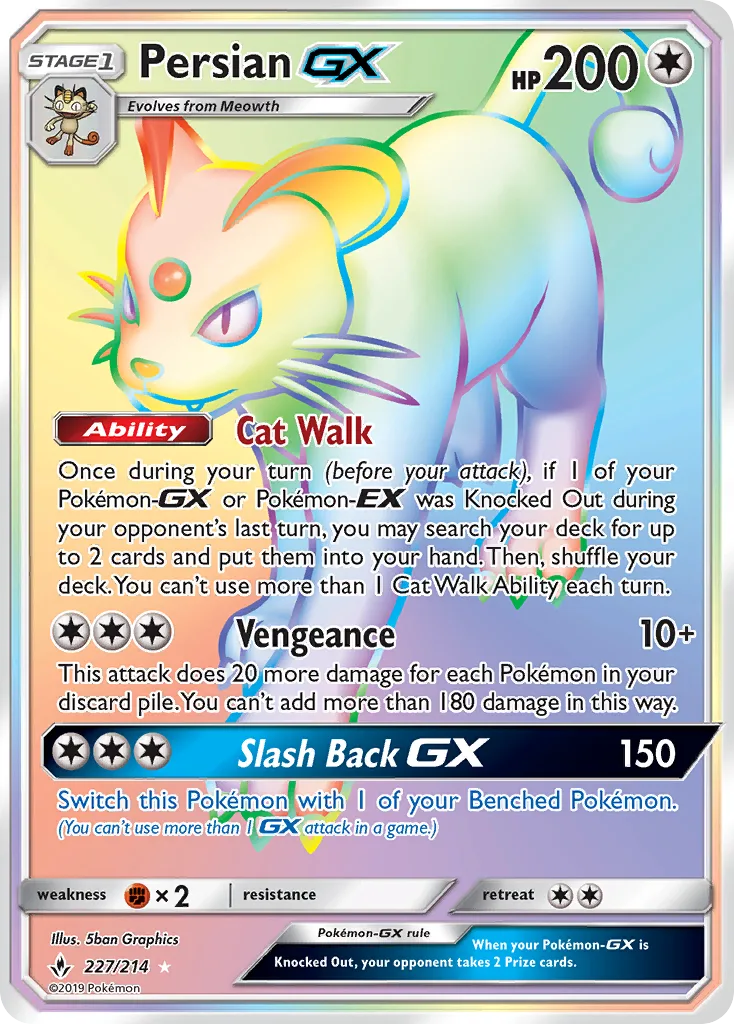 Persian GX · Unbroken Bonds 227/214