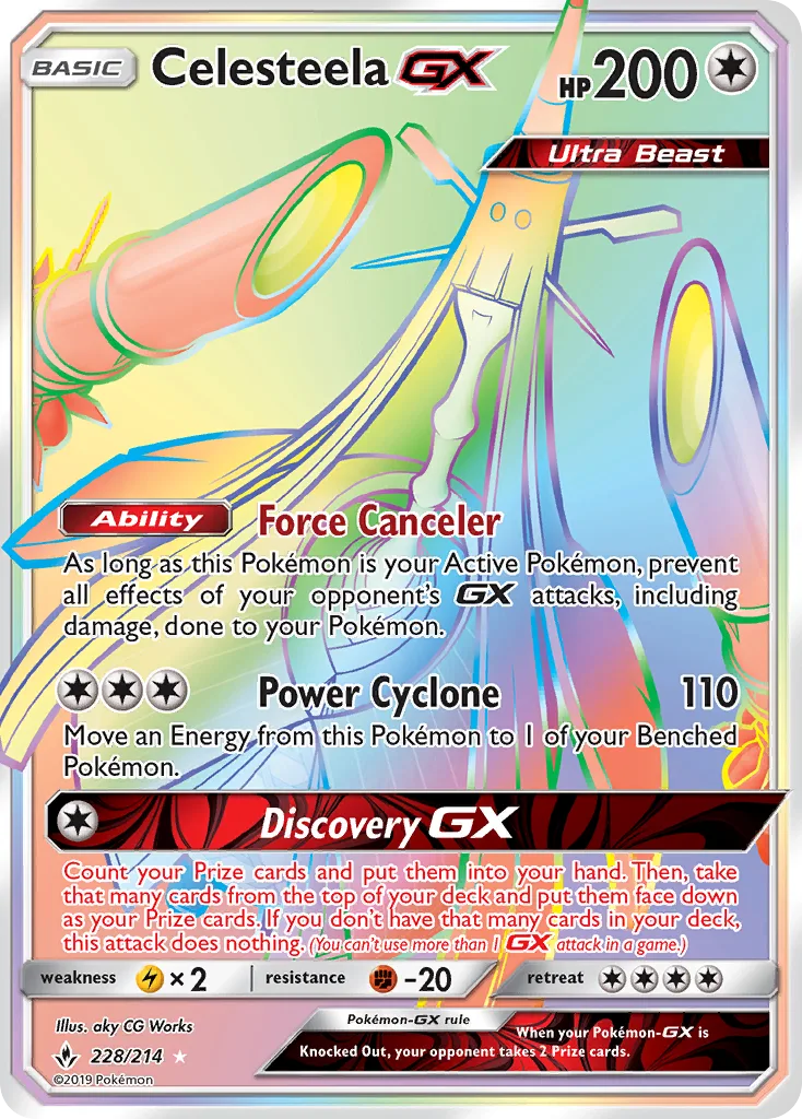 Celesteela GX · Unbroken Bonds 228/214