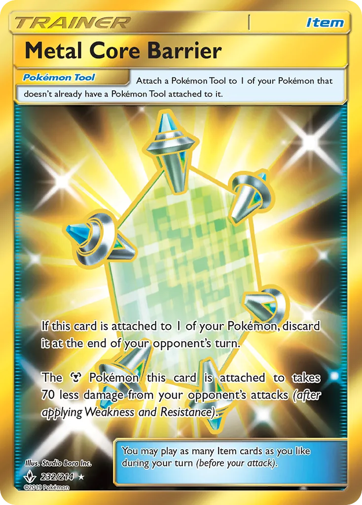 Metal Core Barrier · Unbroken Bonds 232/214