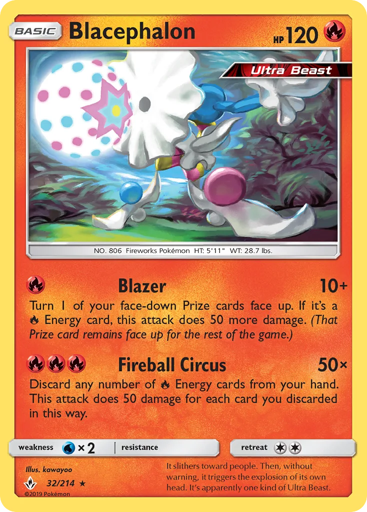 Blacephalon · Unbroken Bonds 32/214