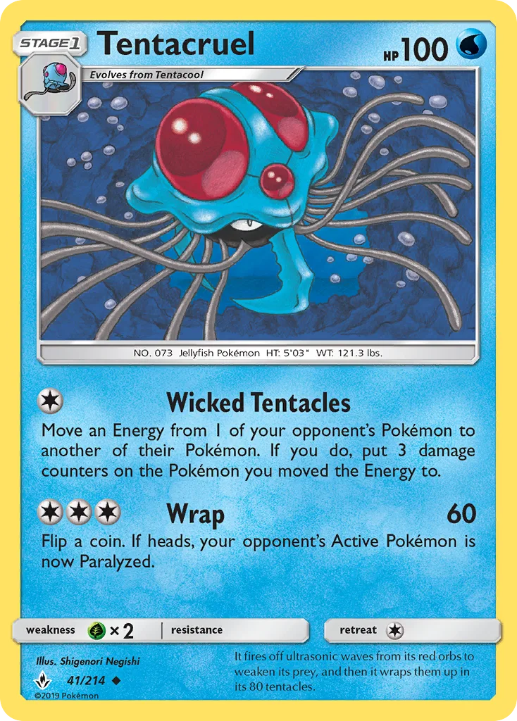 Tentacruel · Unbroken Bonds 41/214