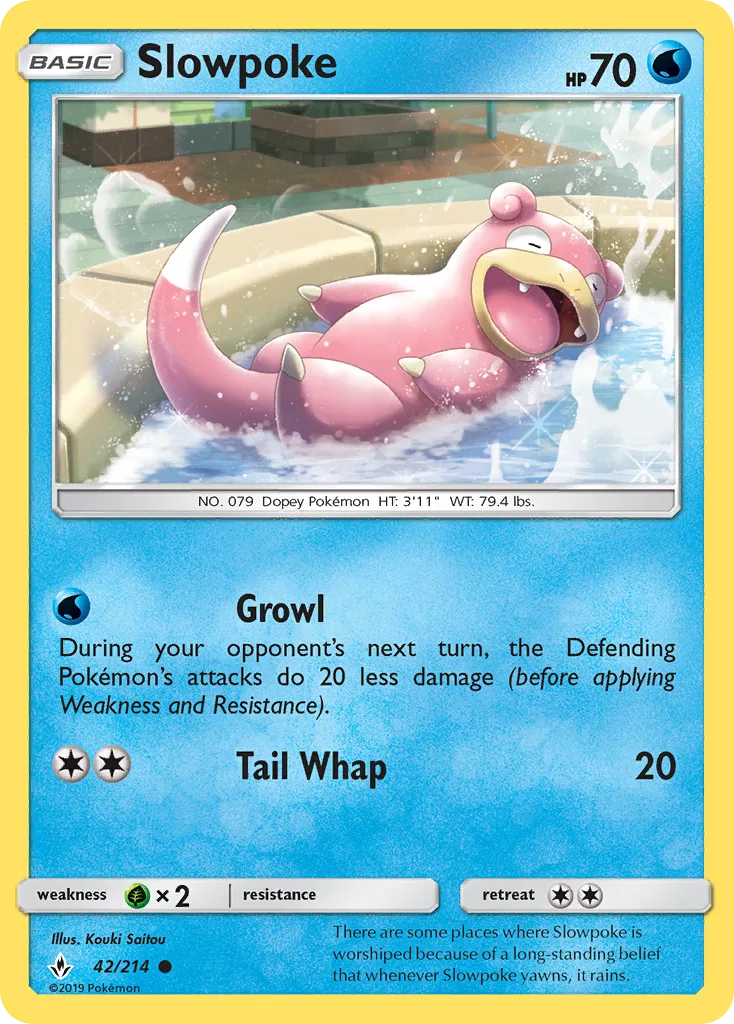 Slowpoke · Unbroken Bonds 42/214