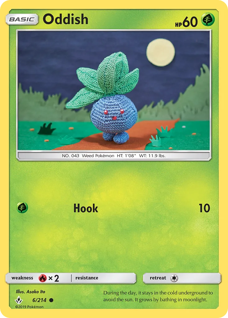 Oddish · Unbroken Bonds 6/214