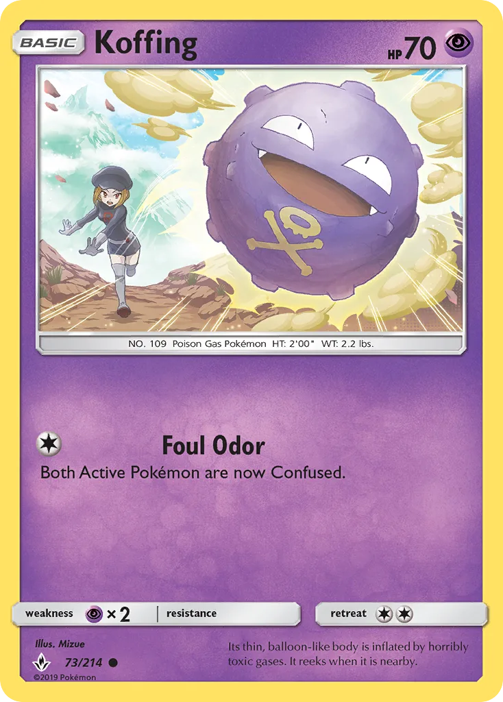 Koffing · Unbroken Bonds 73/214