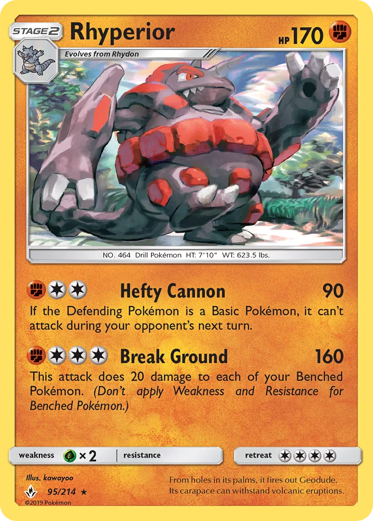 Rhyperior · Unbroken Bonds 95/214