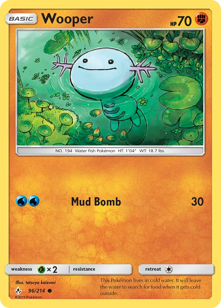 Wooper · Unbroken Bonds 96/214