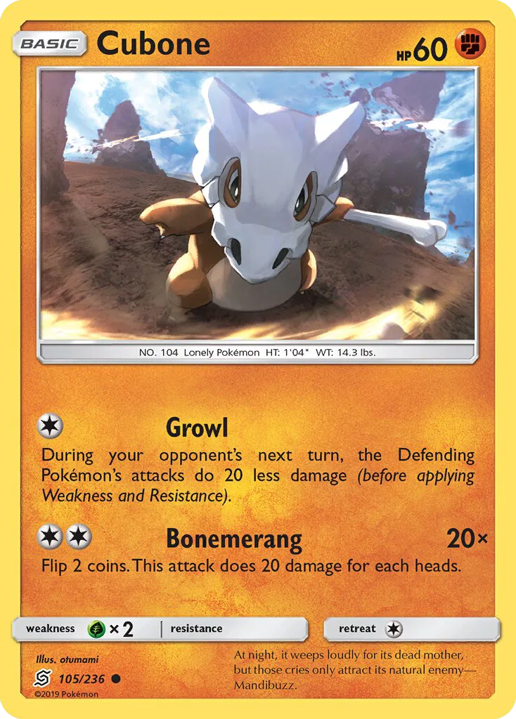 Cubone · Unified Minds 105/236