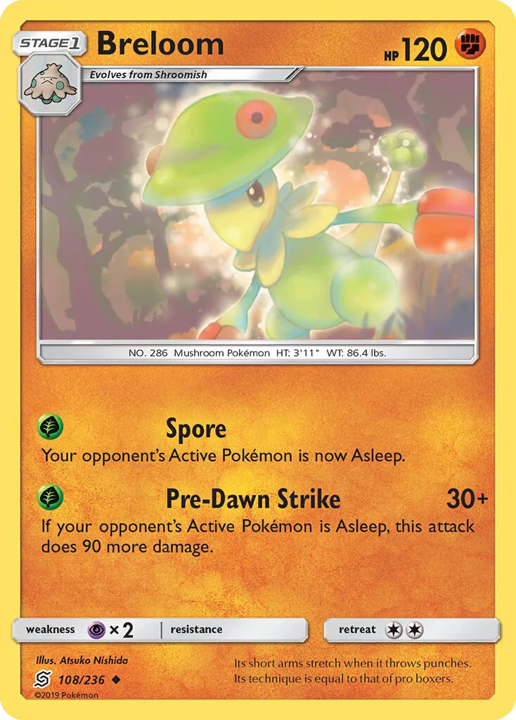 Breloom · Unified Minds 108/236