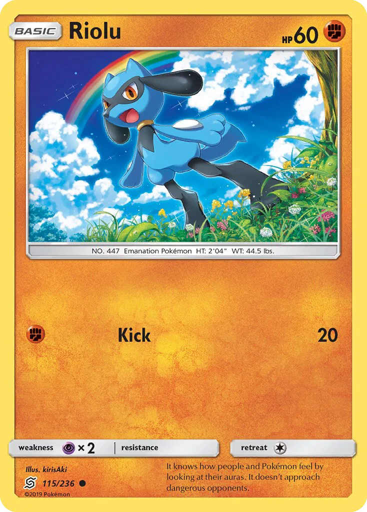 Riolu · Unified Minds 115/236