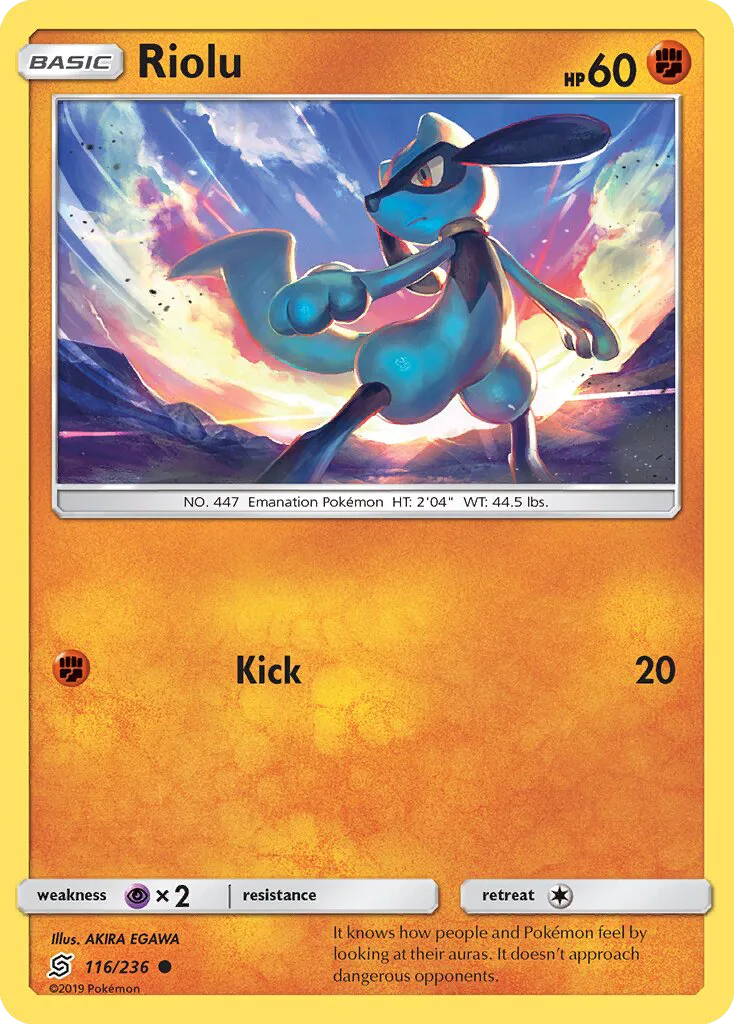 Riolu · Unified Minds 116/236