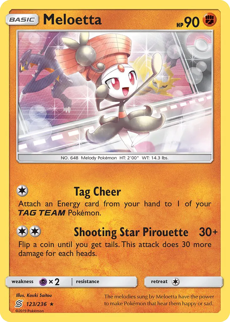 Meloetta · Unified Minds 123/236