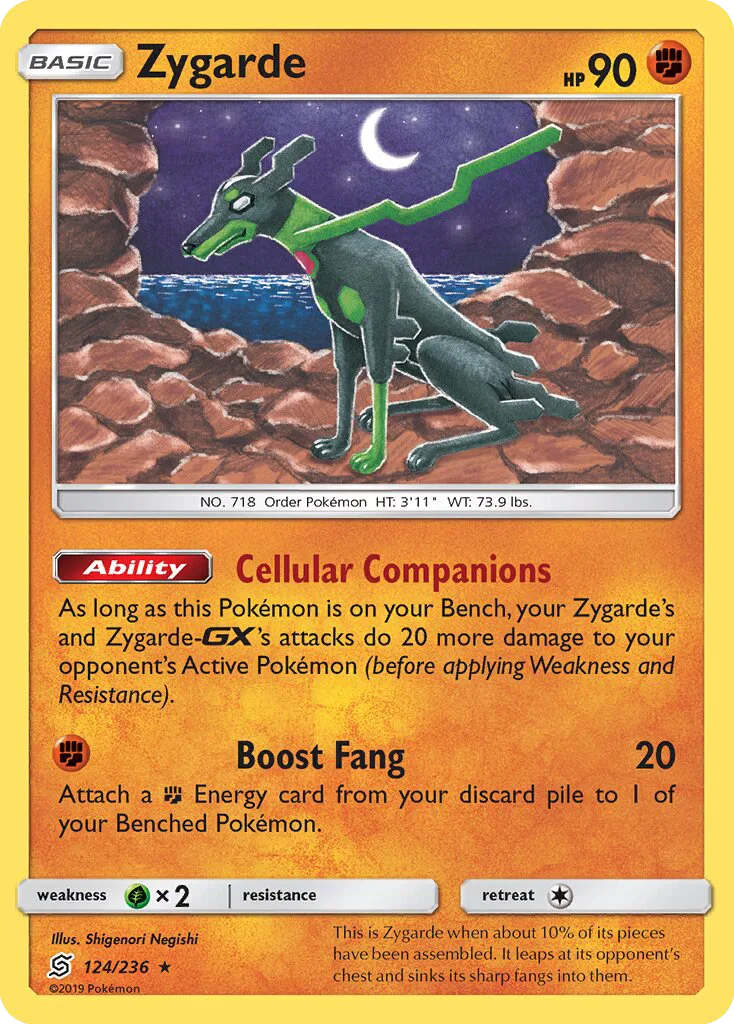 Zygarde · Unified Minds 124/236