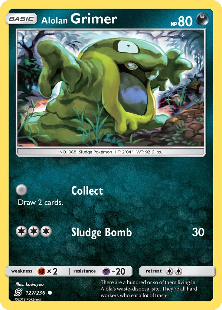 Alolan Grimer · Unified Minds 127/236